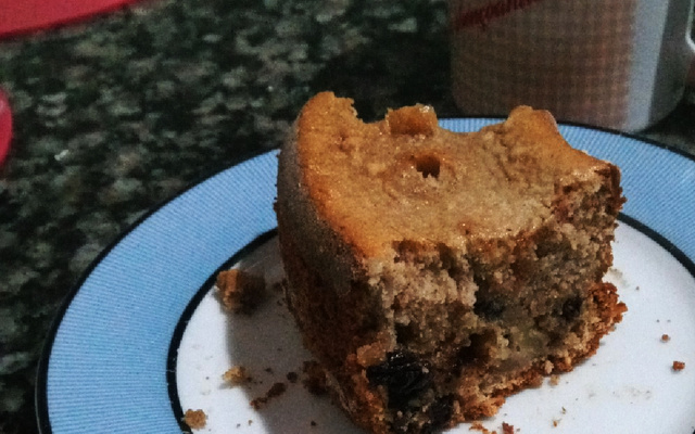 Bolo perfumado de banana e/ou maçã