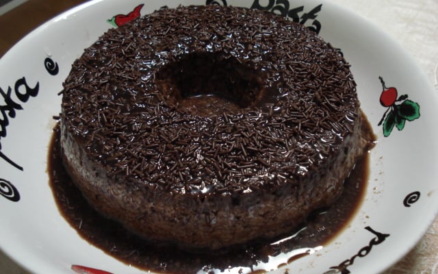 Pudim fácil de chocolate