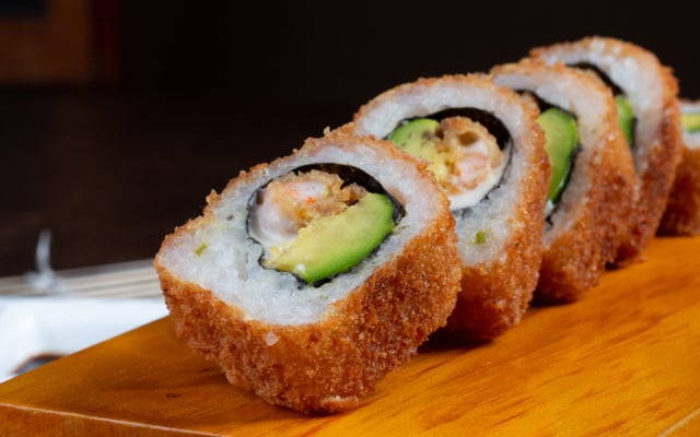 Sushi de frango na air fryer