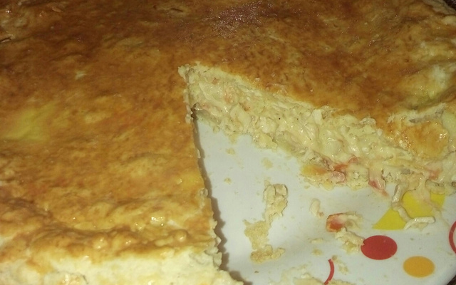 Torta cremosa de palmito