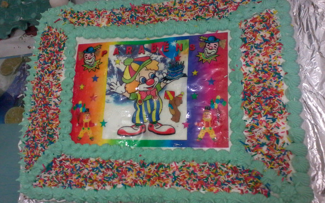 Bolo de festa confeitado fácil