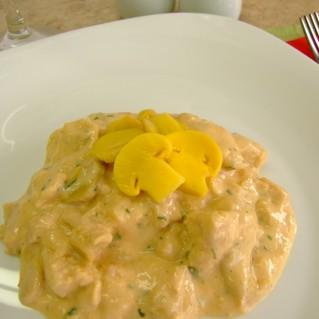 Estrogonofe de frango ao forno