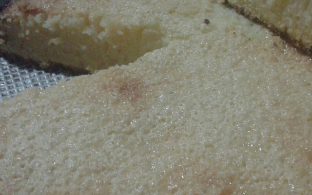 Bolo cremoso de fubá