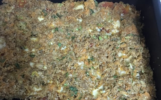 Quibe vegetariano de forno