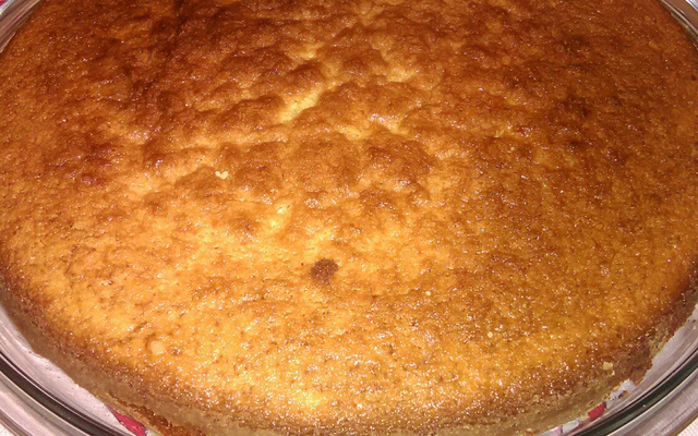 Bolo fácil de farinha de milho