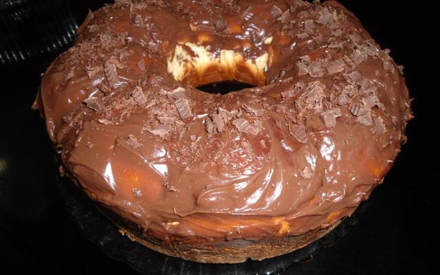 Pão doce de brigadeiro