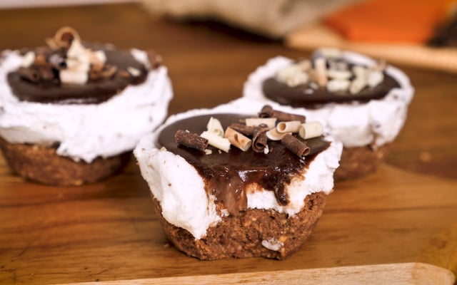 Cupcake Gelado de Nutella