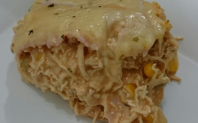 Pavê salgado de frango