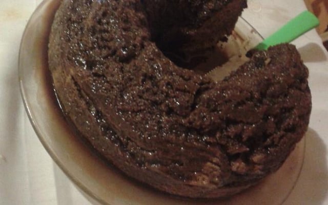 Bolo de chocolate de liquidificador