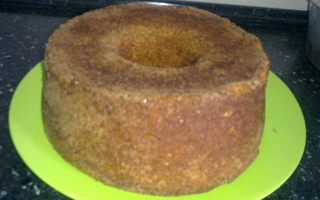 Bolo de iogurte com canela