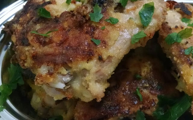 Coxa e sobrecoxa crocante