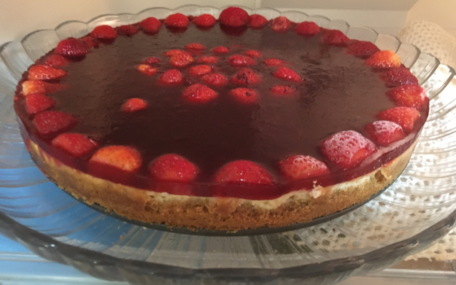 Cheesecake de morango