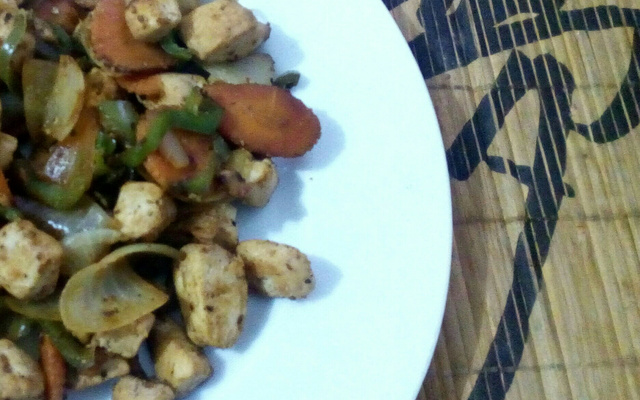 Quase frango xadrez (Dukan)