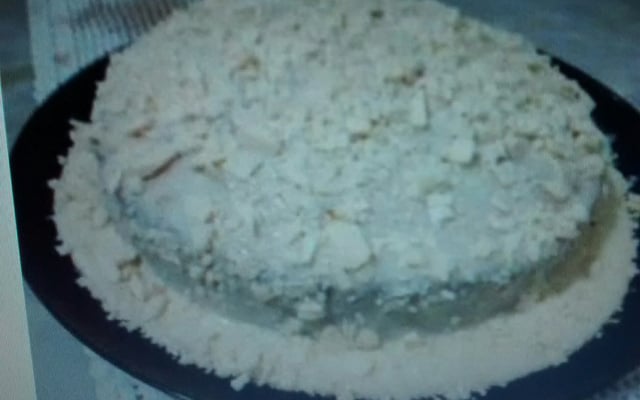 Bolo de chocolate branco