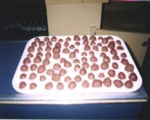 Bombom de leite ninho