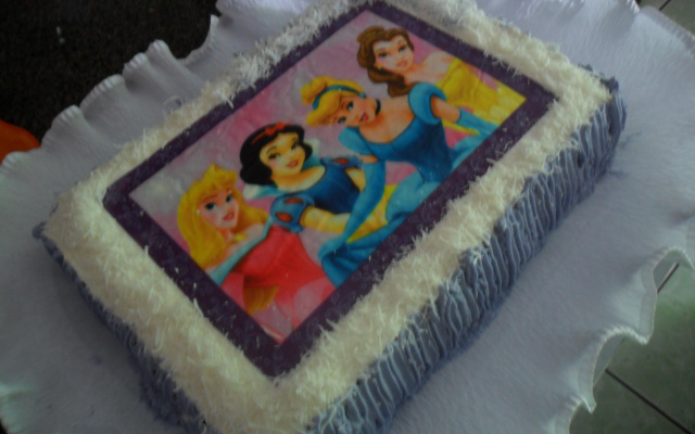 Bolo de aniversário.