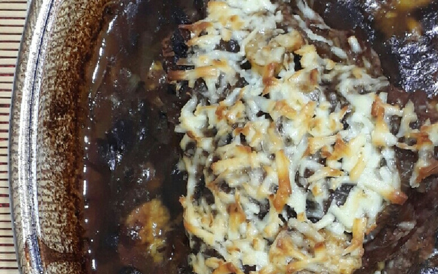 Contra filé ao suco de laranja