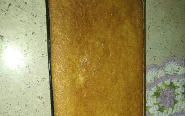 Bolo de fubá com milho