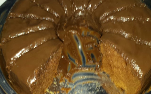 Bolo de chocolate com doce de leite