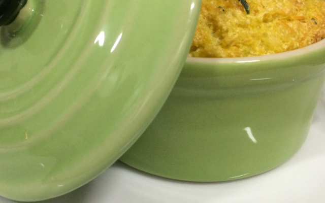 Souflé light sem trigo, sem queijo e sem manteiga