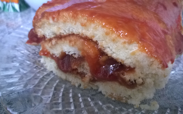 Rocambole de goiabada