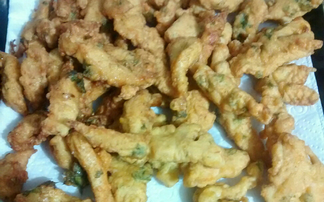 Isca de frango crocante