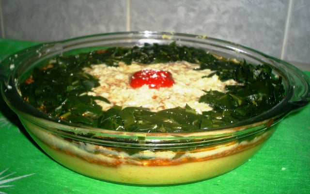 Polenta com ora-pro-nobis