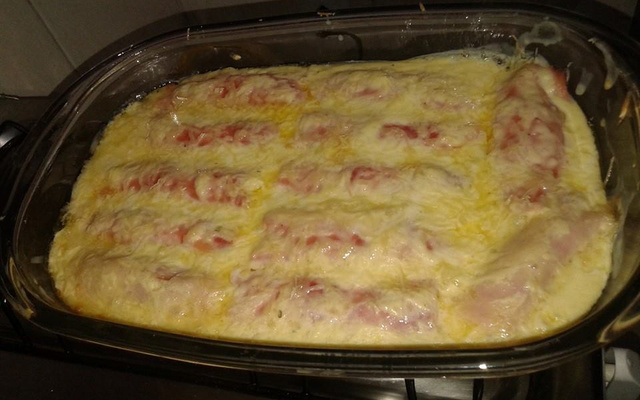 Canelone Invertido de cabelinho de anjo