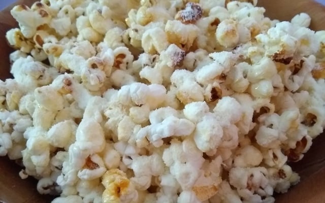 Pipoca com leite ninho