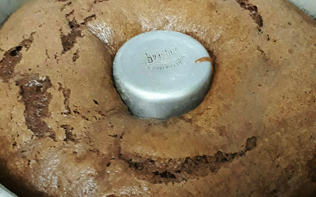 Bolo de chocolate de liquidificador