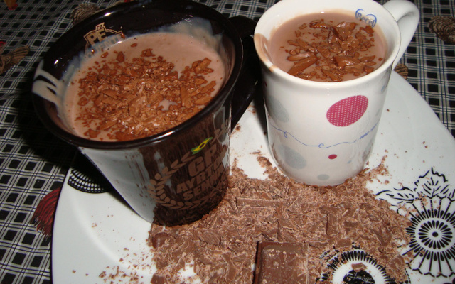 Chocolate Quente bem achocolatado