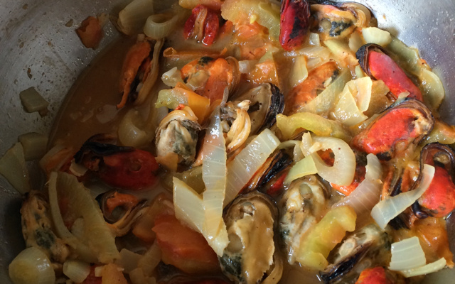 Mexilhão à moda da Mariza