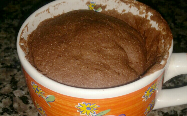 Bolo de caneca sem ovo (facil)