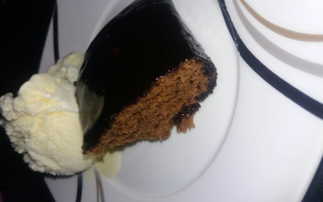 Calda de chocolate que endurece