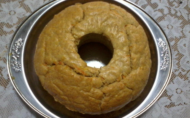 Bolo fofinho de cenoura diet