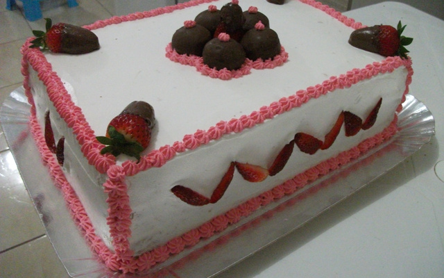 Bolo de aniversário da Carla