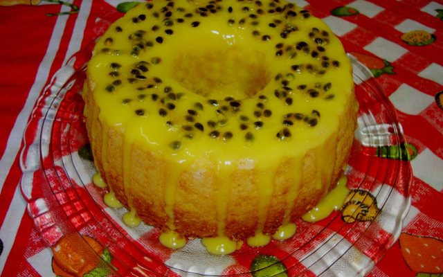 Bolo de maracujá