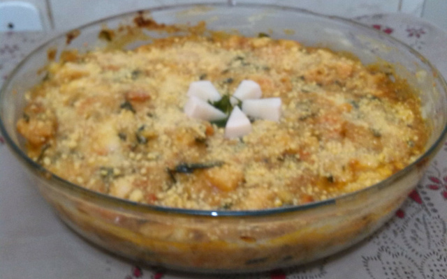 Camarão com catupiry