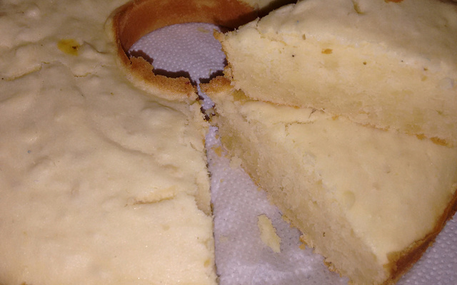 Bolo de massa de mandioca (puba)