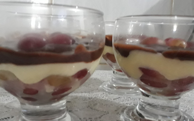 Doce maravilhoso de uva