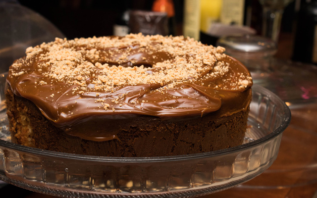 Bolo de paçoca low carb