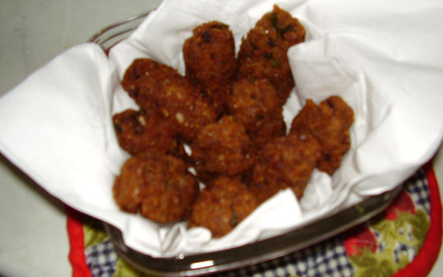 Quibe frito da Tia Line