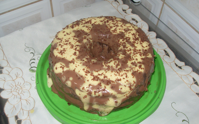 Bolo cavado guloseima