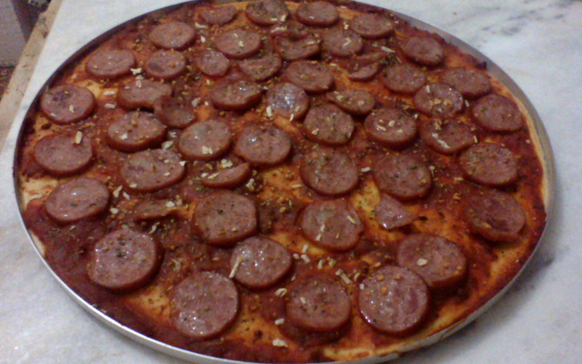 Massa de pizza de liquidificador