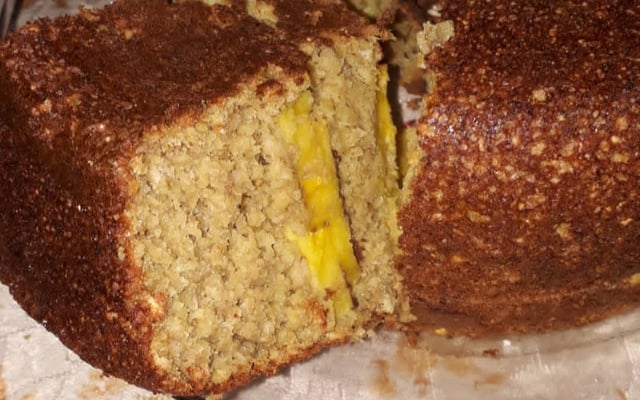 Bolo de banana da terra fit