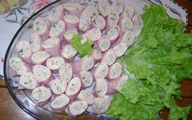 Enroladinho de macarrão