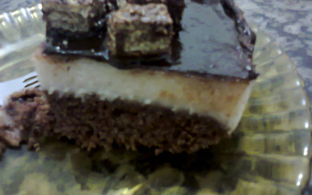 Bolo prestígio com bis da Fabi