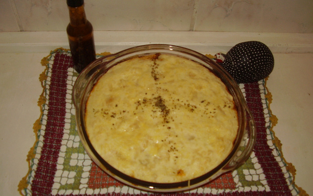 Escondidinho de Aipim