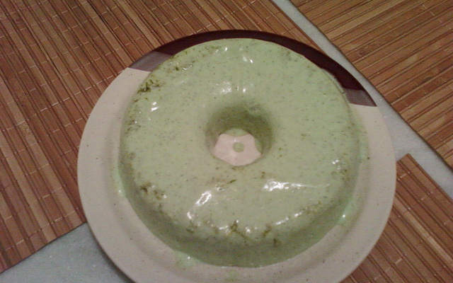 Mousse light de hortelã