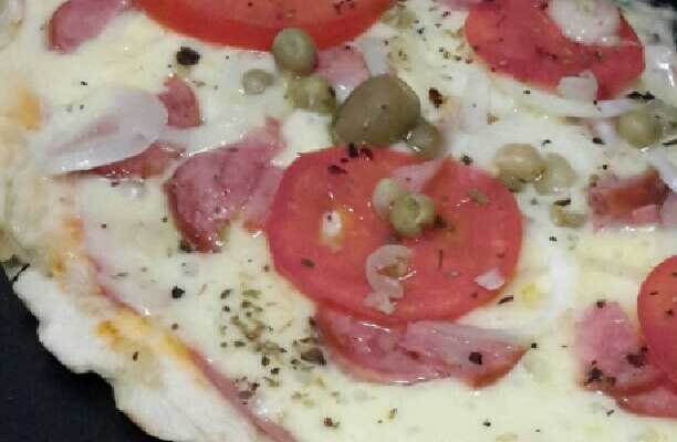 Pizza frita rapidinha